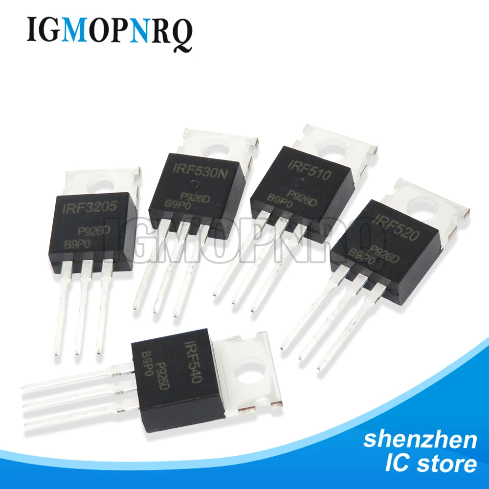 10 sztuk IRF3205 IRF510 IRF520 IRF530 IRF540 TO220 IRF620 IRF630 IRF640 IRF710 IRF730 IRF740 IRF830 IRF840 IRF640PBF IRF740PBF