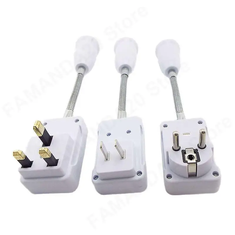 Flexible Lamp Bulb Adapter Light Bases Holder Converter On/Off Switch Converter E27 Socket EU/US/UK Plug AC 110-220V