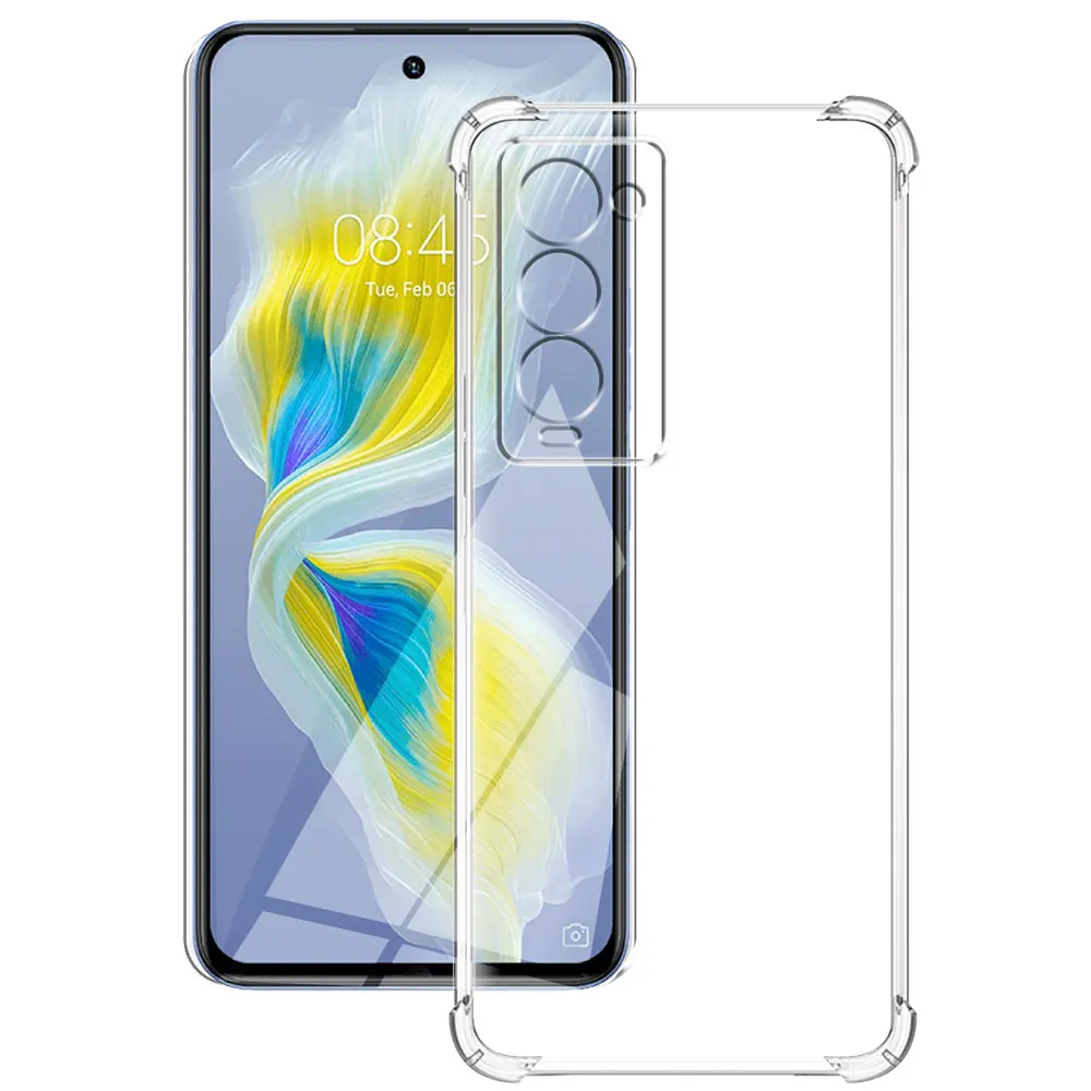 For Tecno Camon 18 Case Clear Shockproof Silicone Soft Phone Cover Case For Camon 18P Coque For Tecno Camon 18 Transparent Funda