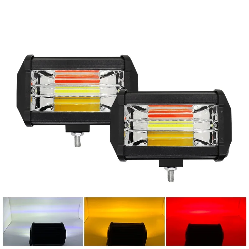 5 inch 36W Led Work Light Bar 9V-32V DC for Tractor Boat Off-Road Truck Suv Atv Spot Beam White Yellow Red LED Working Lights