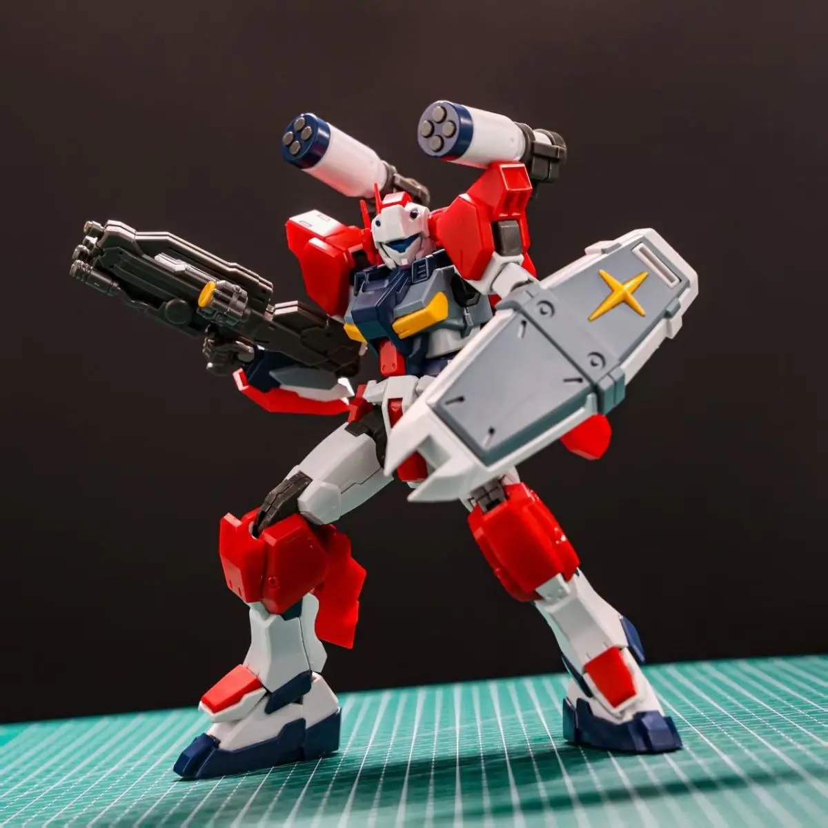 Ningdu Model HG 1/144 G-Line Light Armor RX-81LA Assembly Model Kit Action Figure Plastic Model Toys for Hobby Gifts