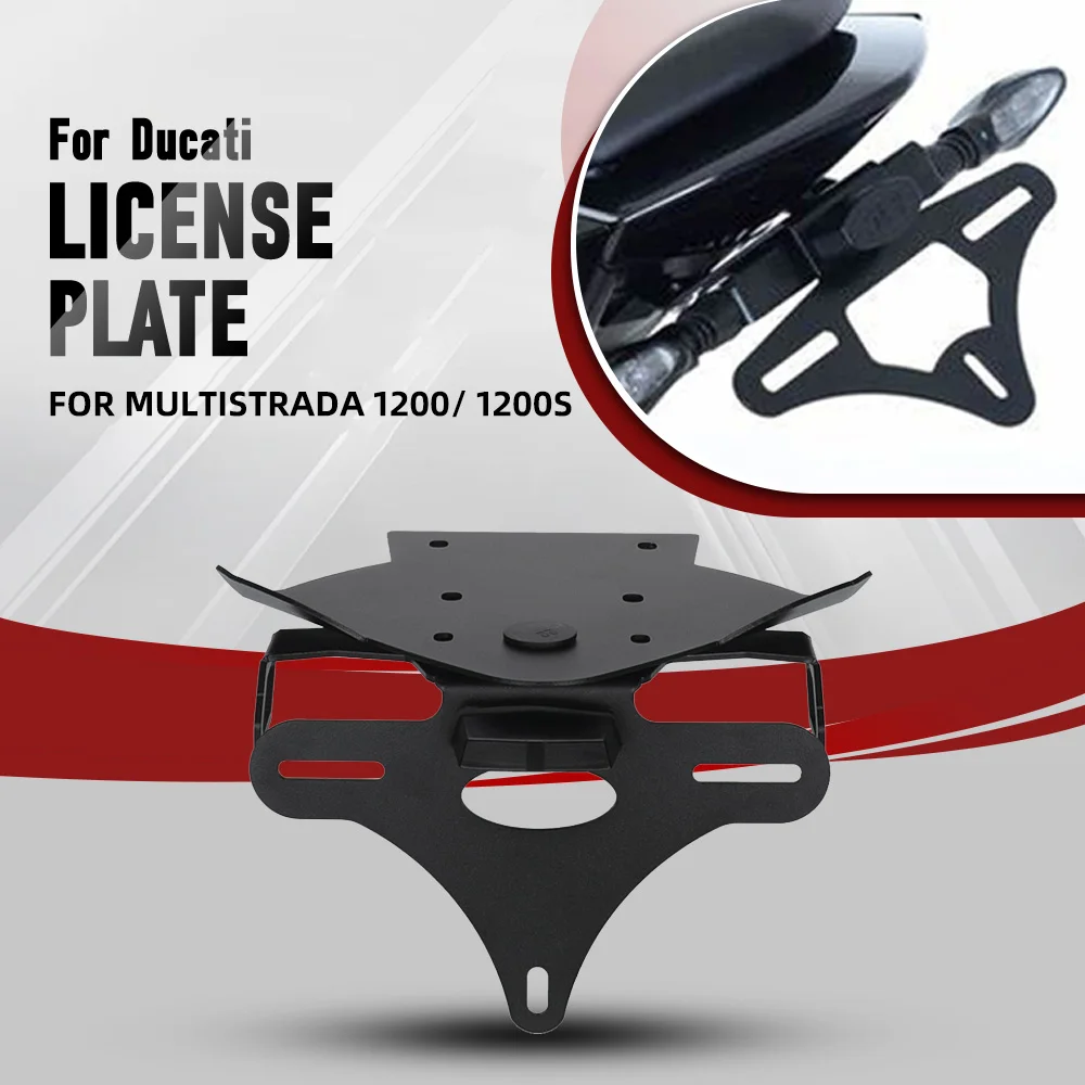 

Motorcycle Tail Tidy License Plate Bracket Registration Holder For Ducati Multistrada 1200 / 1200S 2010-2011-2012-2013-2014