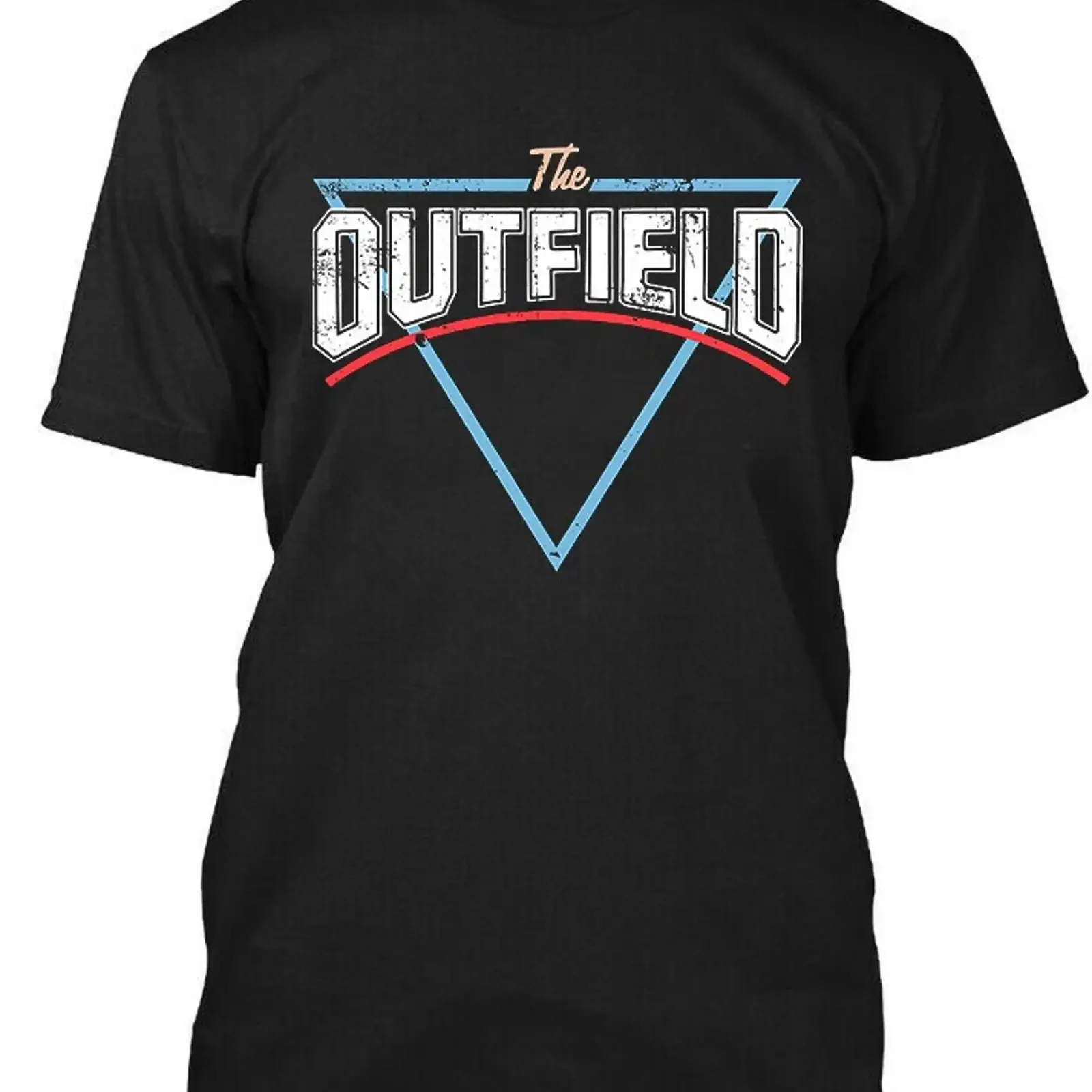 Limited New Popular The Outfield English Vintage Art Logo T Shirt S 4XL vintage Washed Versatile homme Soft fashion Breathable