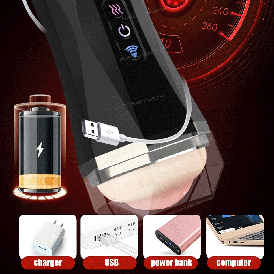 Automatic Masturbators For Men Peristalsis Blowjob Sucking Machine Male Masturbation Cup Realistic Vaginal Sex Toys For Adult 18