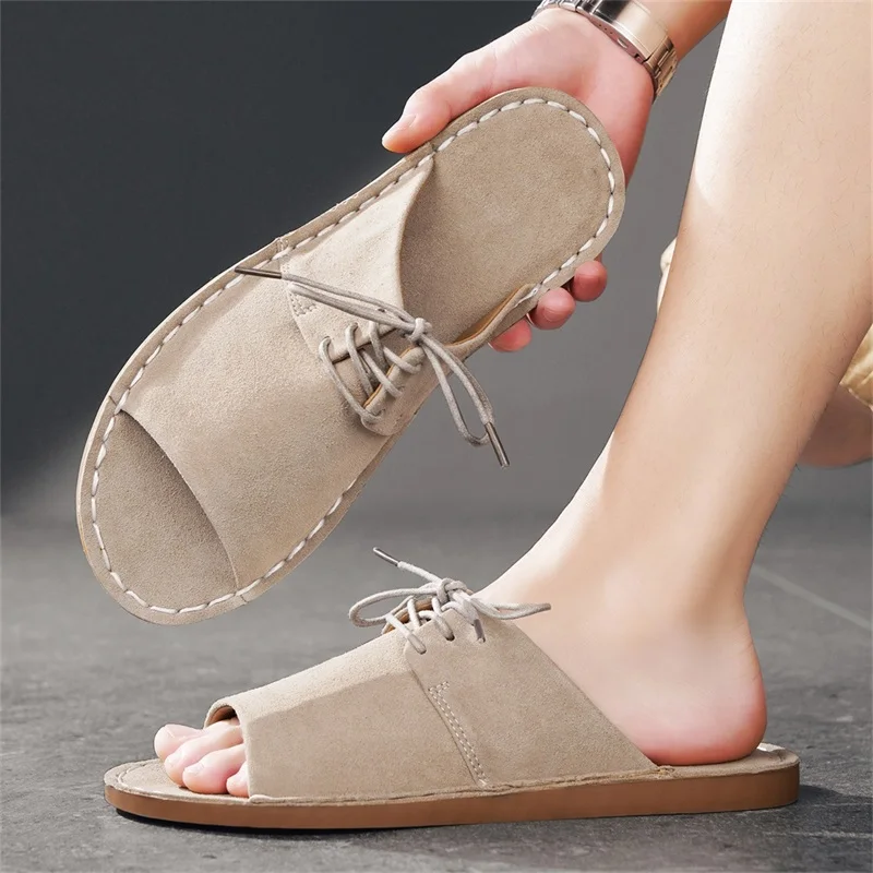 

Foot Pressure Relief Summer Unisex Sandals Flat Anti Slip Cushion Design Student Long Standing Shoes