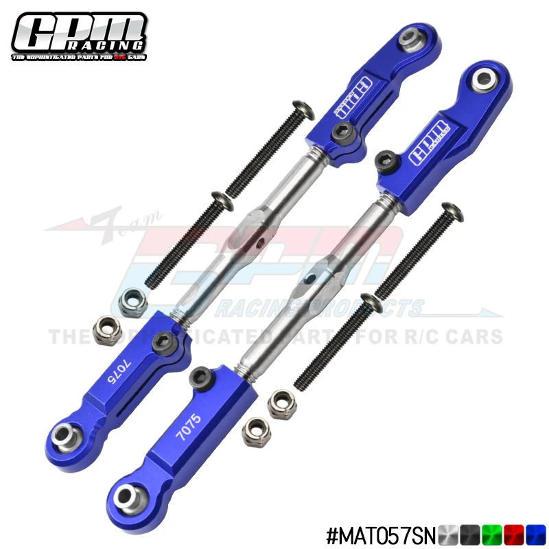 GPM Aluminum 7075+Stainless Steel Rear Camber Links For ARRMA 1/8 4WD Talion 6S