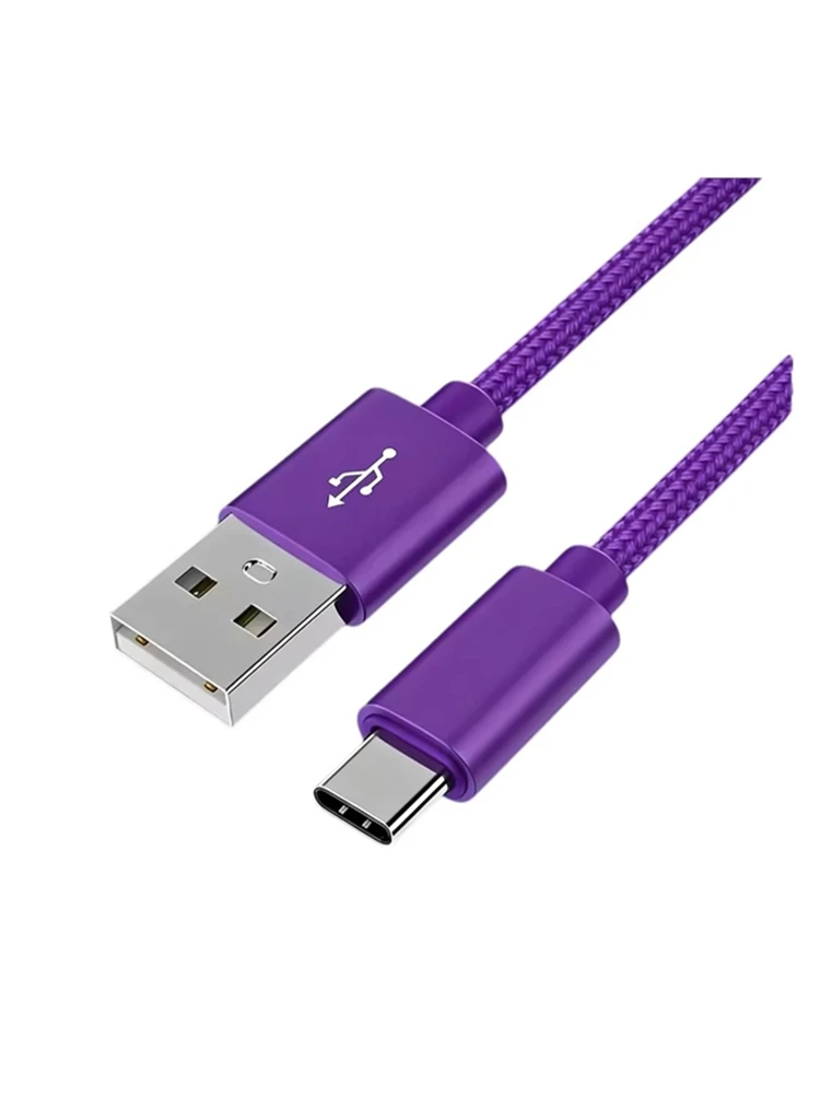 Kabel USB typu C w oplocie do iPhone 15 16 17 Pro Max, kabel do szybkiego ładowania i transmisji danych do Samsung Xiaomi Redmi POCO Huawei Honor OnePlus — 2