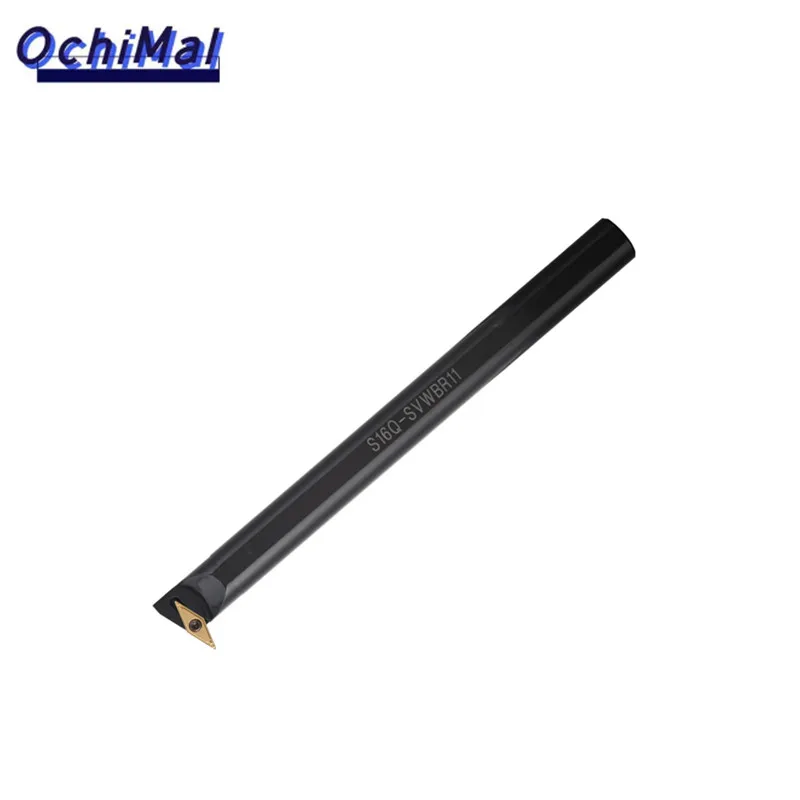 CNC inner hole turning tool bar 72.5 degree diamond tip blade S16Q-SVWBR11 boring bar lathe turning tool bar