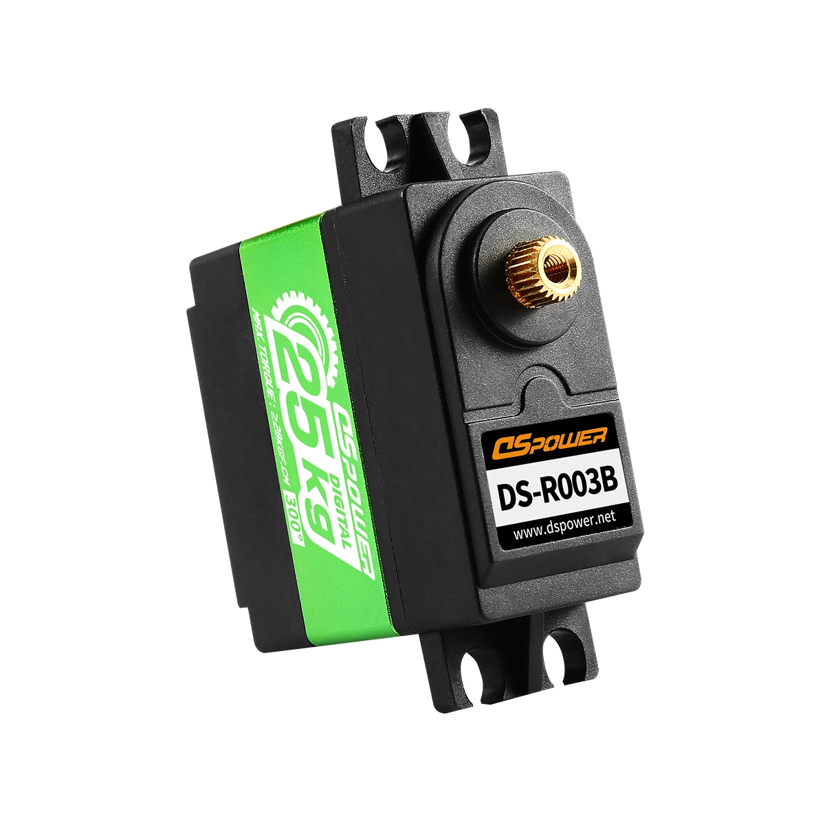 DSpower 25 kg metalen tandwiel 300 °   Hoge Prestaties Digitale Standaard Servo 6.0 ~ 8.4V voor 1/8 1/10 RC Auto Robot Boot Helikopter Speelgoed deel