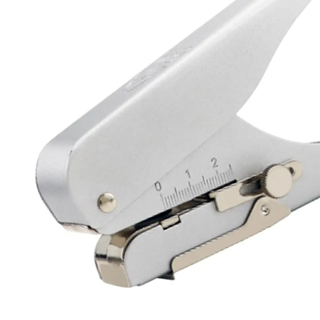 Single Round Plier Portable Hand er Circle Punch Punching Tool Photos Badge Tag