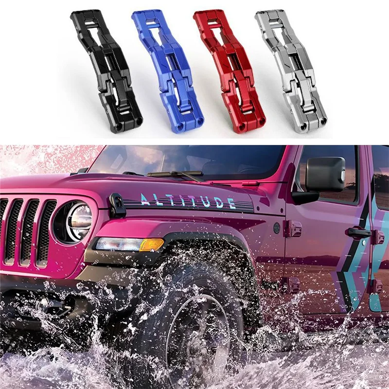

2/4 дверные педали до и после боковой лестницы для Jeep Wrangler JK/JL 2007-21, складные педали лестницы из алюминиевого сплава
