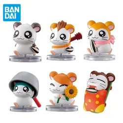 BANDAI Original Gashapon Trotting Hamtaro Anime 2 Figure Step By Step Action Figure Toys for Boys Girls Children Birthday Gifts