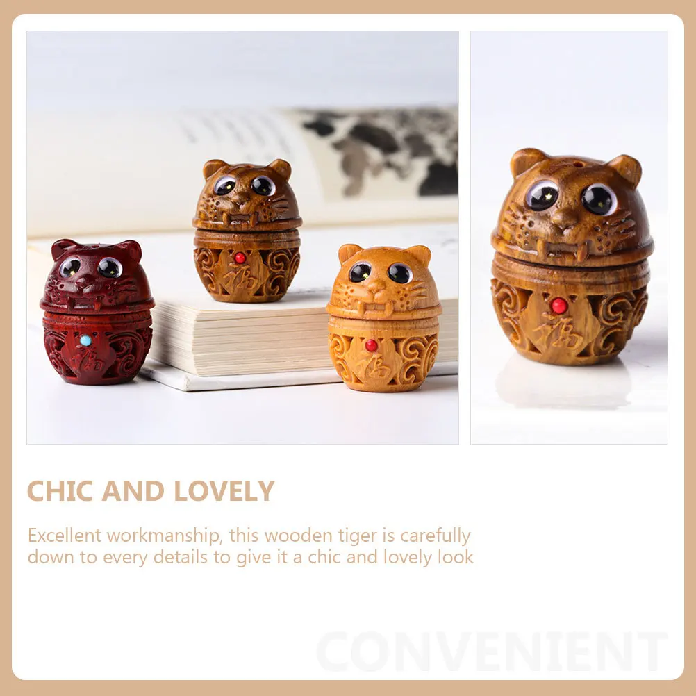 

tiger charms for jewelry makingwood animalwooden tiger ornament diy keyring hanging decor wooden diy pendants