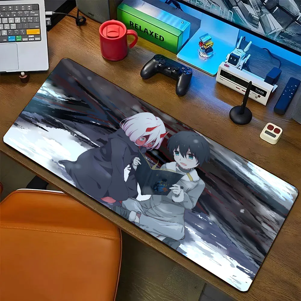 1pc DARLING In The FRANXX Zero Tow Non-slip Mouse Pad Suitable For Office Computers Laptops E-sports Game Desk Mats XXL Keyboard