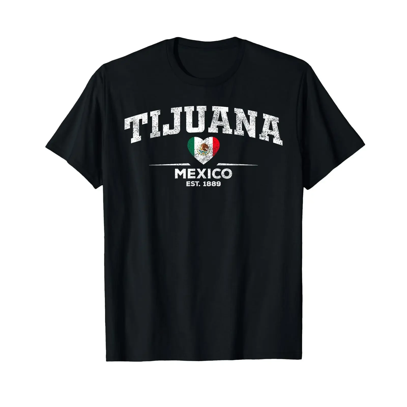 Tijuana Mexico T Shirt vintage Washed Breathable homme designer clothes streetwear Stretched Top For Everyday Wear Unisex