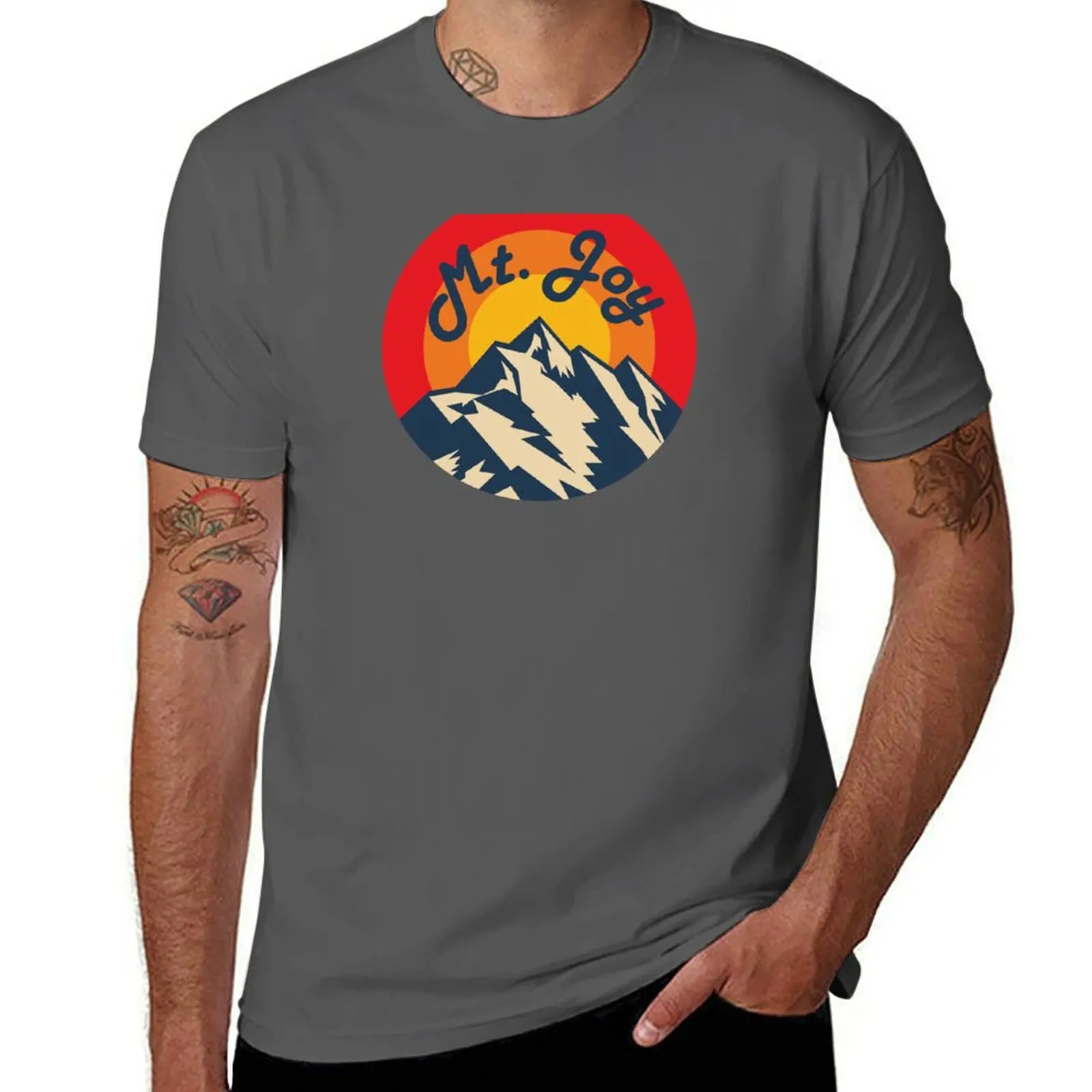

Mt. Joy band art T-Shirt blue archive man t shirt heavyweights Men's t shirts