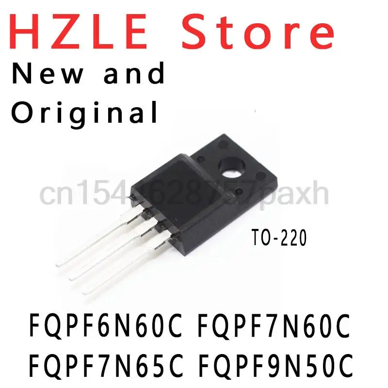 10piece New and Original TO-220 RONNY IC FQPF2N60C FQPF4N60C FQPF4N90C FQPF5N60C FQPF6N60C FQPF7N60C FQPF7N65C FQPF9N50C 