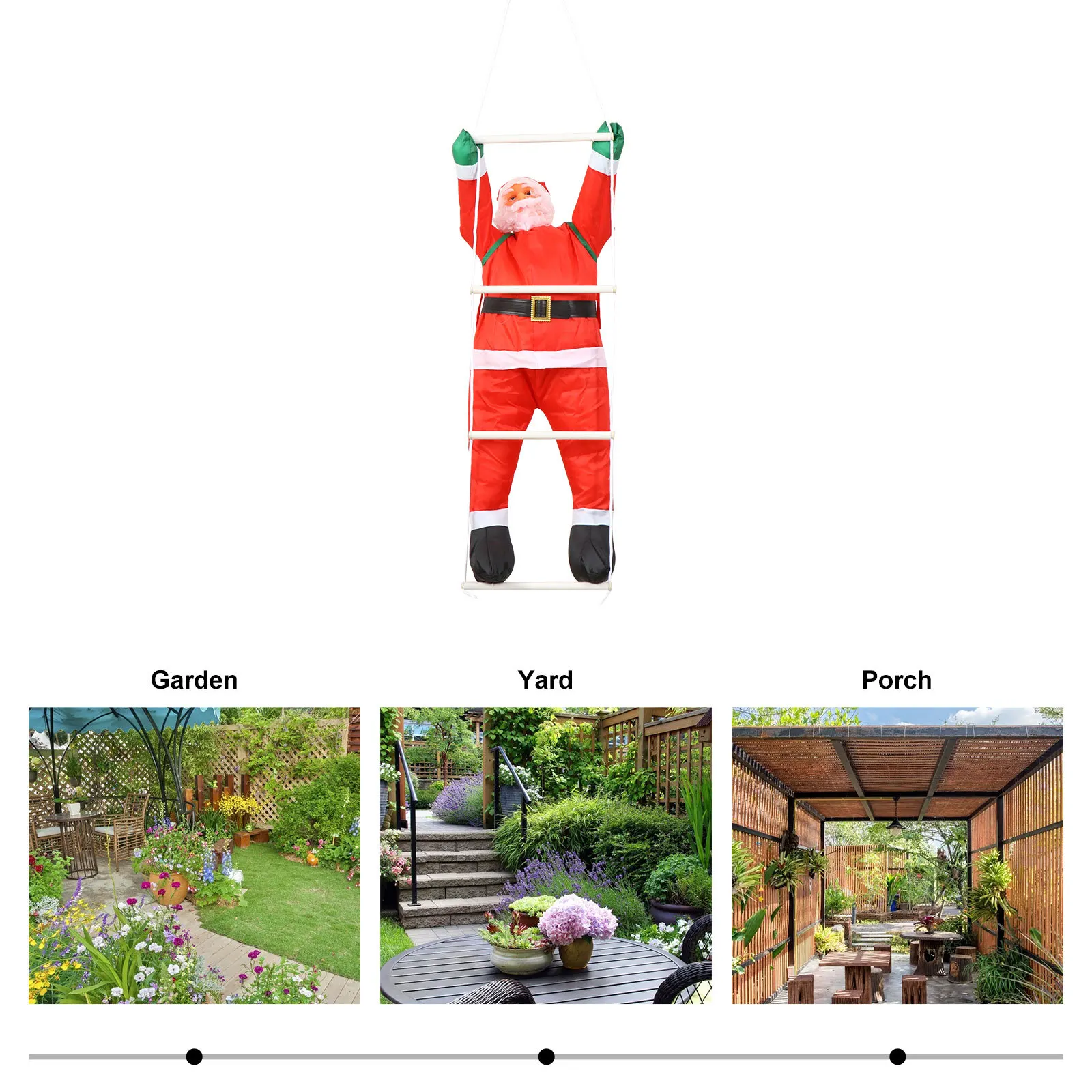 

1Pcs Santa Claus Hanging Pendant Classic Christmas Decor Decorative Ornament Holiday Party Hanging Decor Christmas Adornment