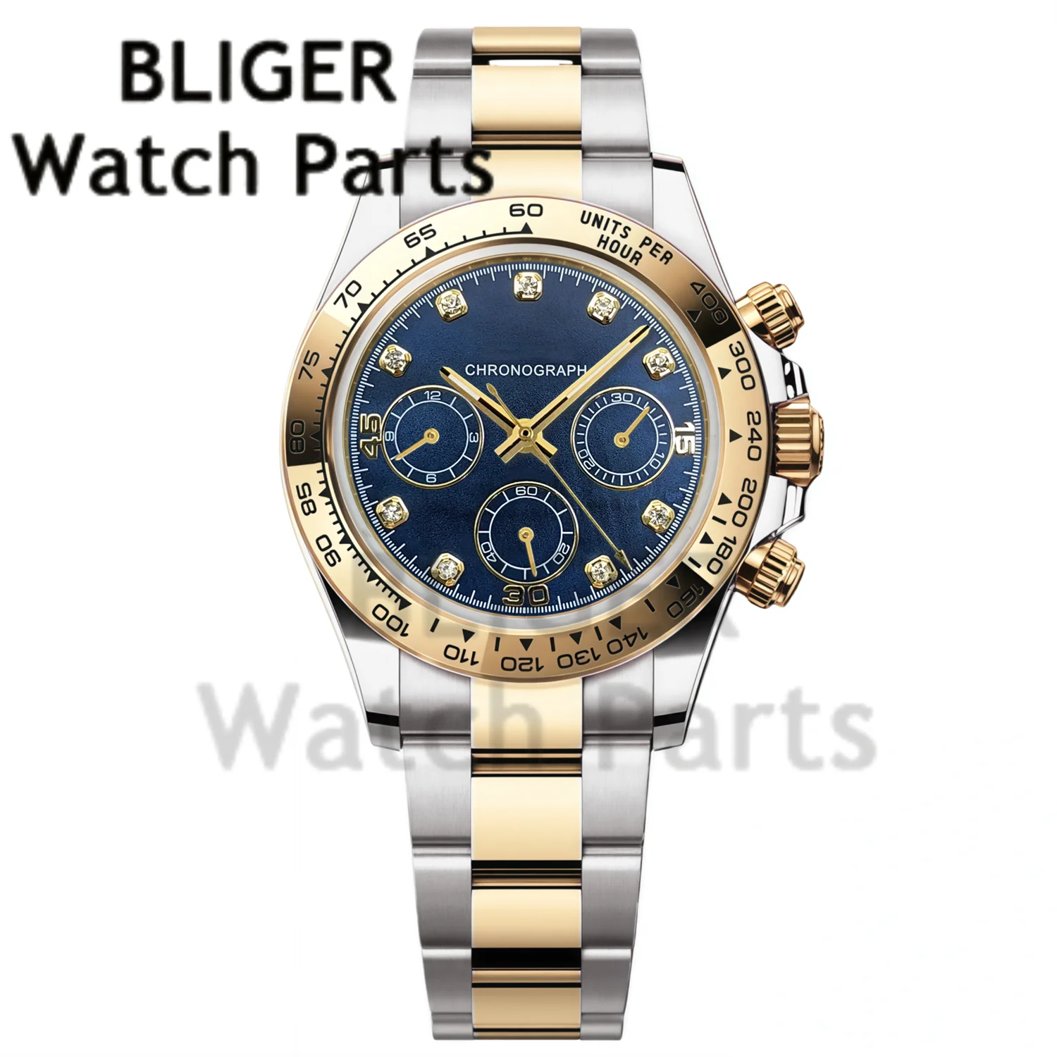 BLIGER 39MM Męski Zegarek Kwar – Rubber Strap Diver recenzja i cena