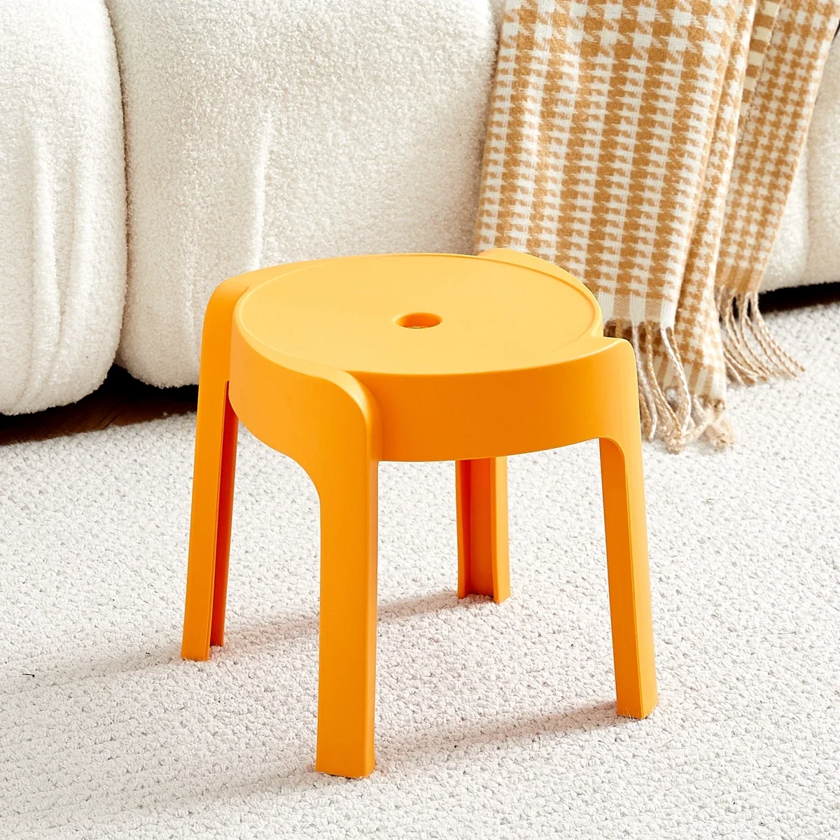 Simple Plastic Dining Chairs Thickening Stacking Strong Leisure Kitchen Living Room Stool Sillas De Comedor Home Furniture LVCS