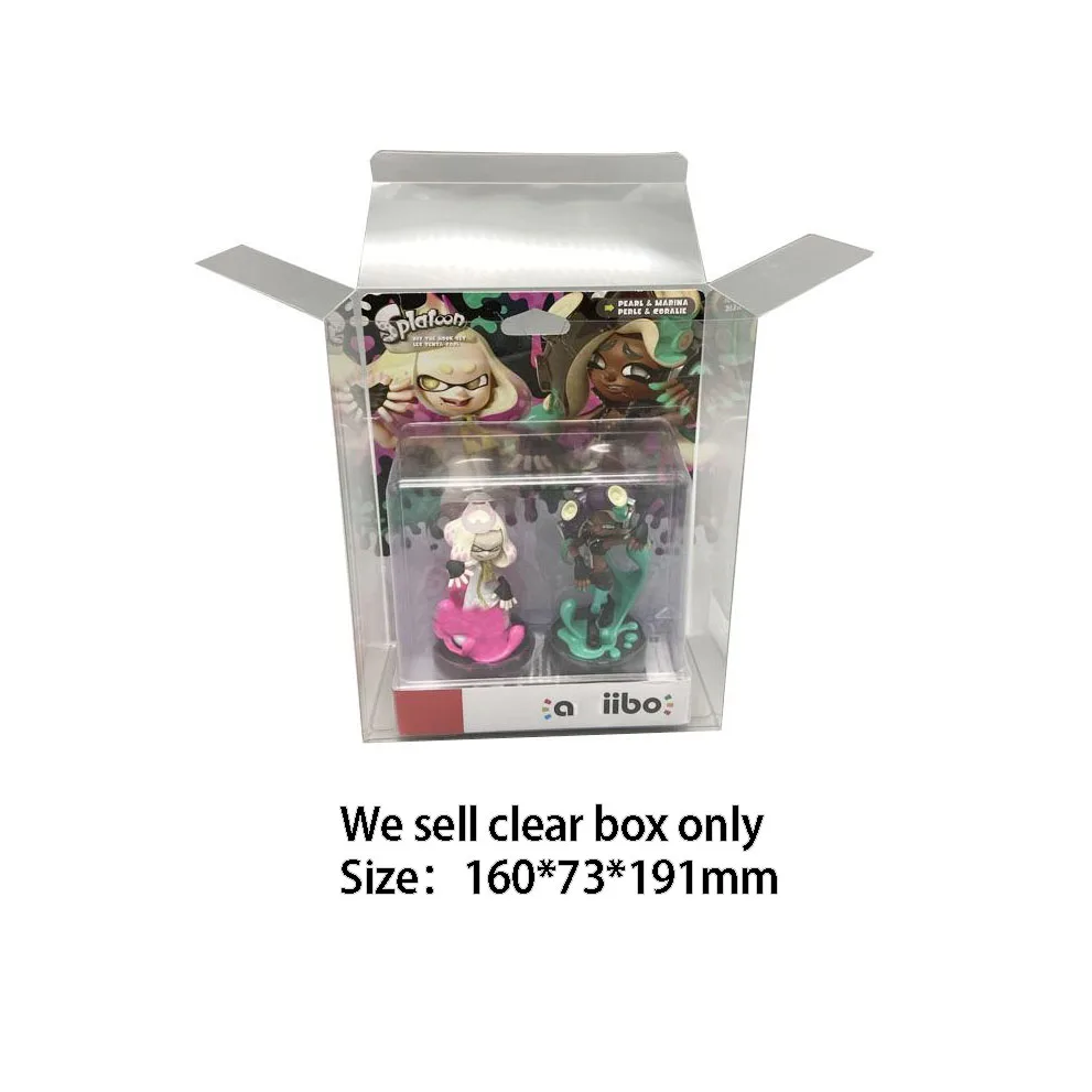 

10pcs Transparent PET protective cover For Switch NS ami-ibo Splatoon 2 game special edition limited version storage display box