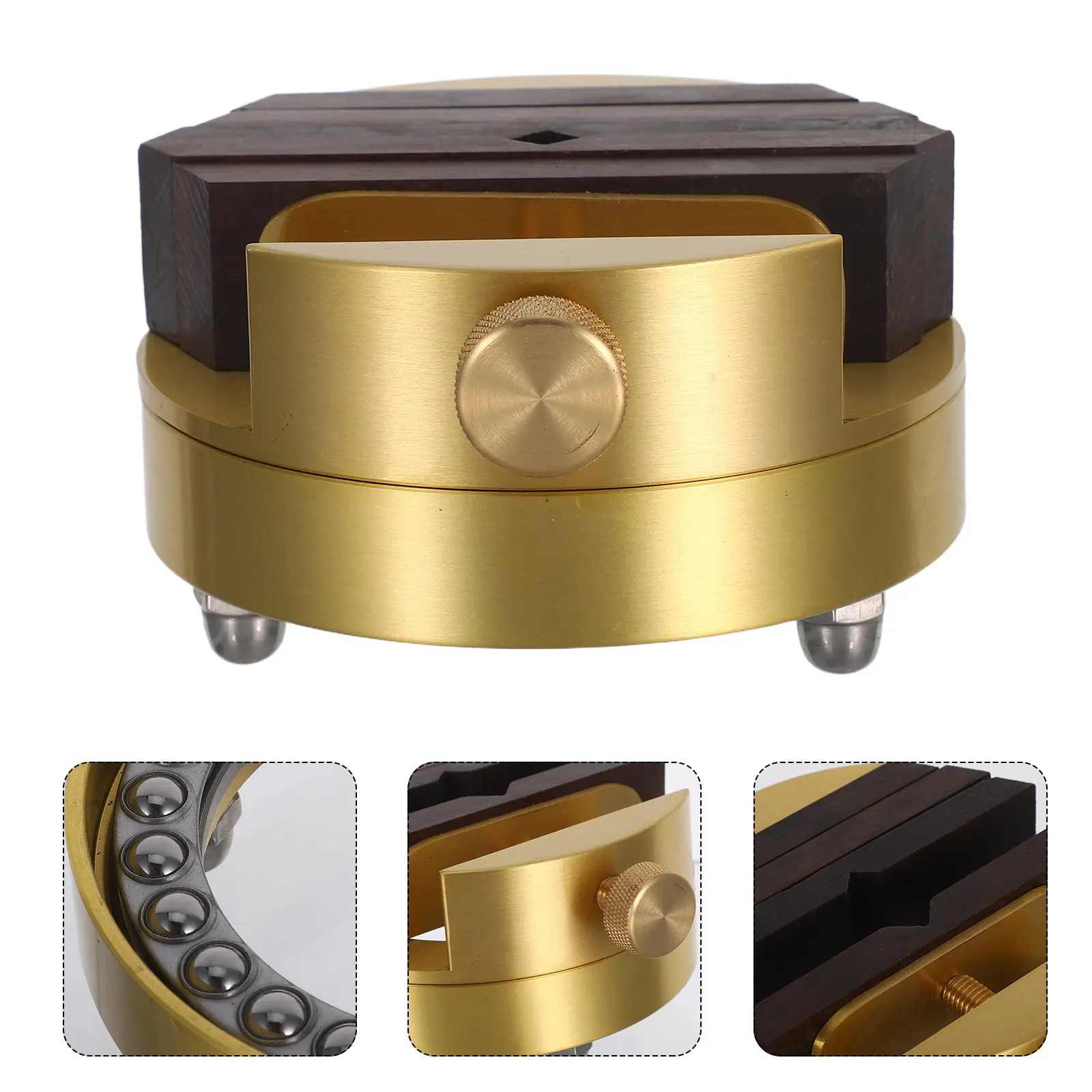 

Brass Seal Engraving Bed 360 Degree Rotating Carving Clamp for Wood Stone Metal DIY Craft Projects Adjustable Engraving Vise