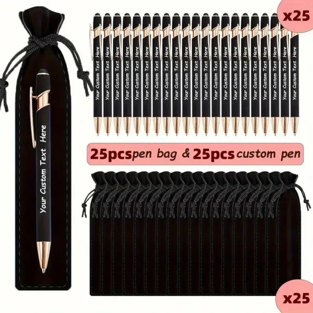 50pcs Personalized Writing Tools, Ideal for Back-to-School Season, Anniversaries, Christmas, Perfect for Office, School