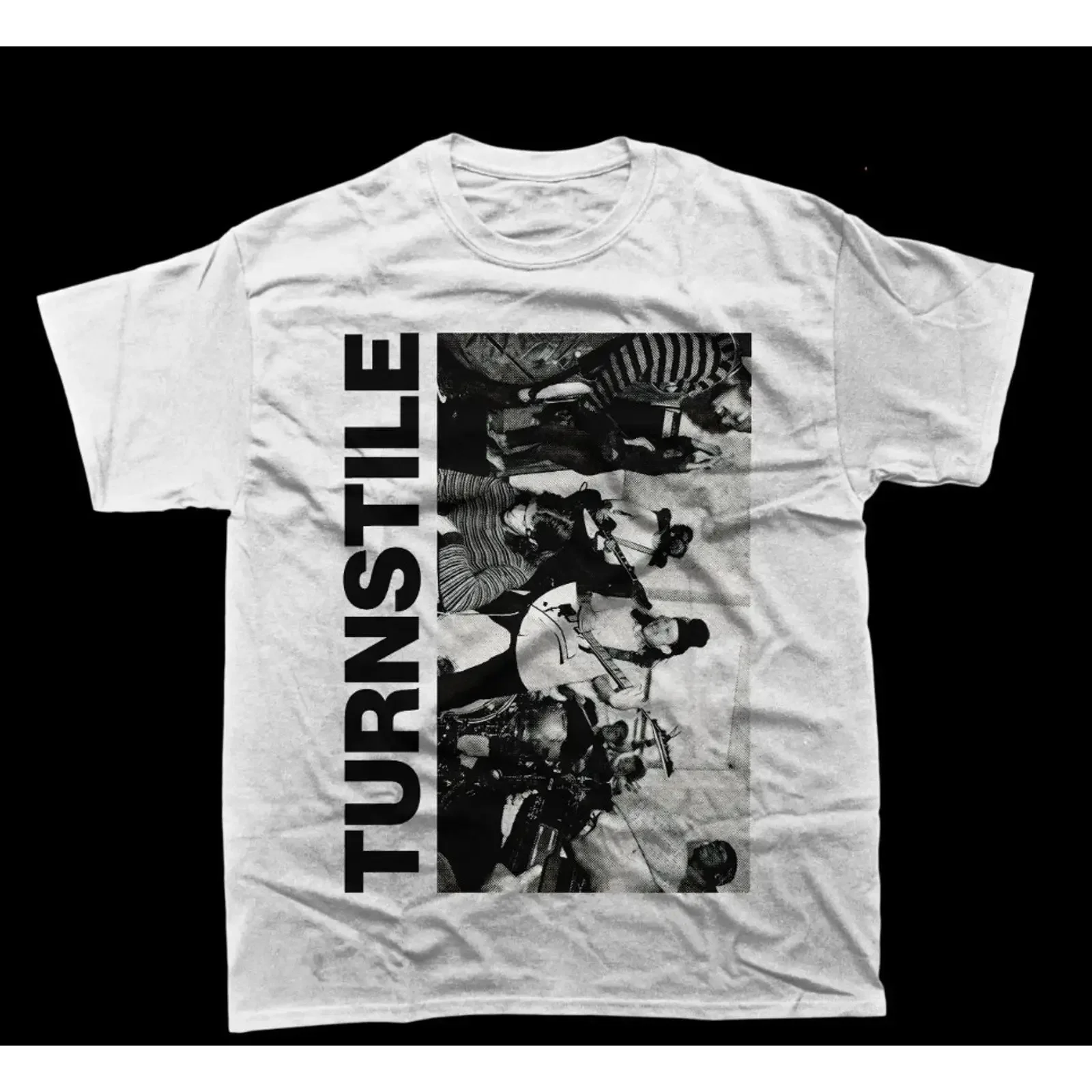 T shirt Turnstile BAND rock bianca unisex tutte le taglie S 5Xl MI508 vintage Washed streetwear Soft designer clothes
