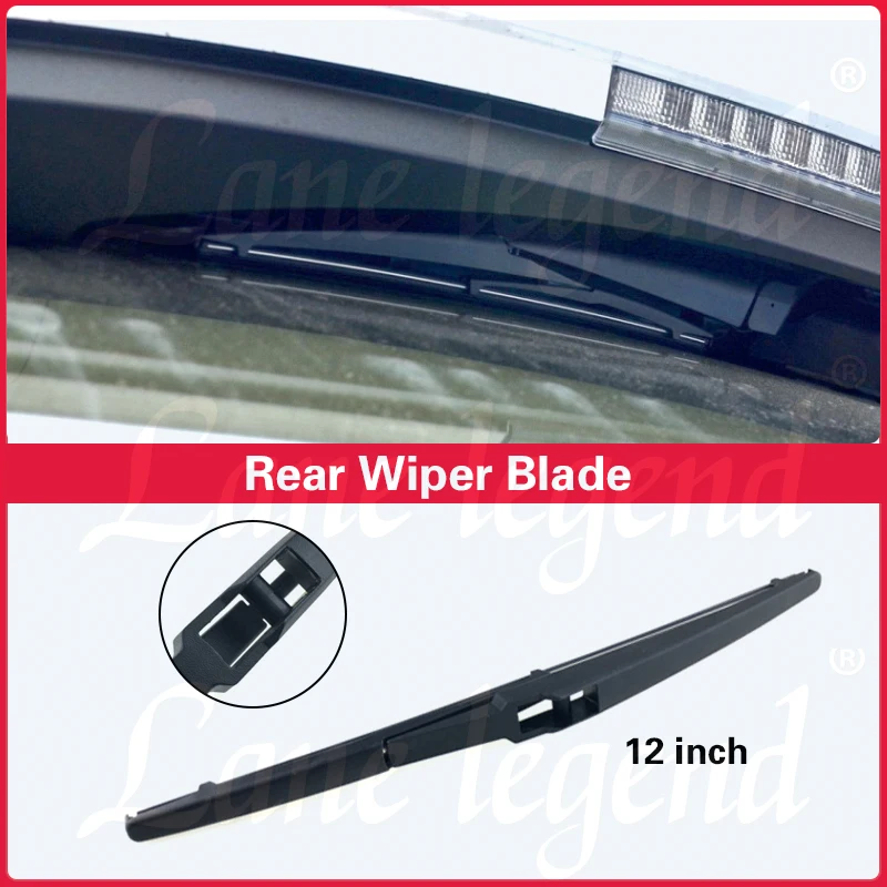 Pára-brisas traseiro limpador de janela para Toyota Prado, pára-brisas, acessórios de carro, J150, J, 150, 2009-2020, 2015, 2016, 2017, 2018, 2019, 12"