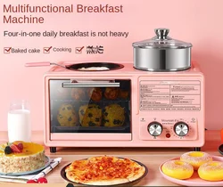 Multifunctional Home Breakfast Machine, 4-in-1 Lazy Toaster, Toaster Toaster, Mini Electric Oven Tortilla Maker Machine