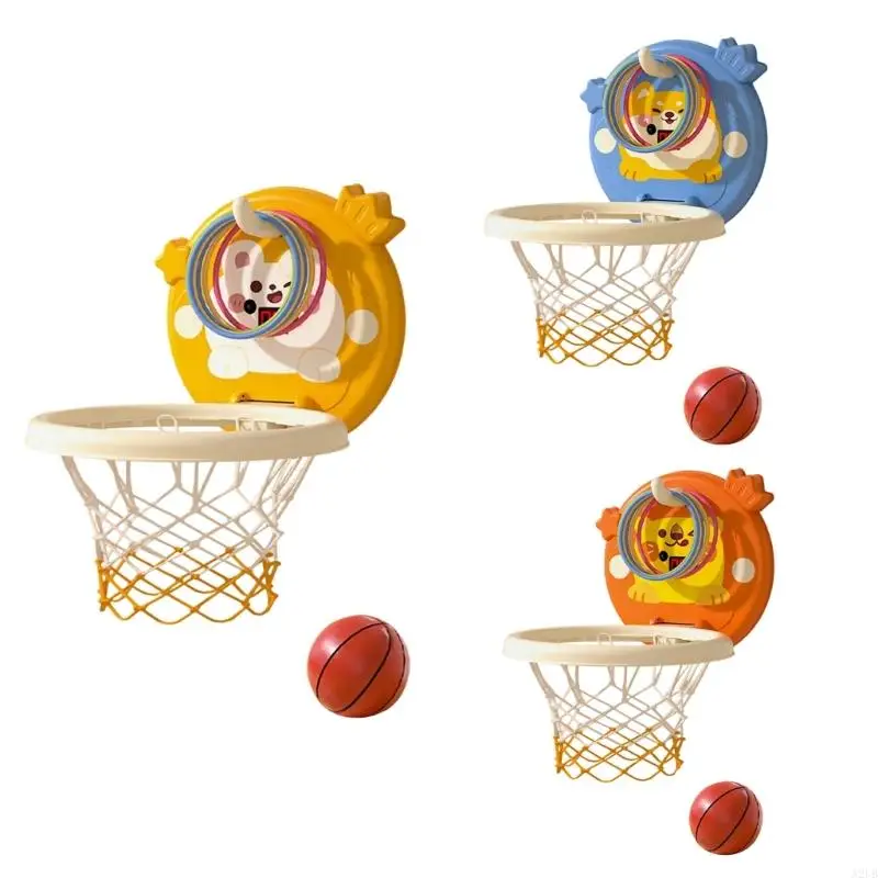 Canestro da basket per bambini altezza regolabile per giochi intrattenimento chiuso con sistemi incoraggiamento e