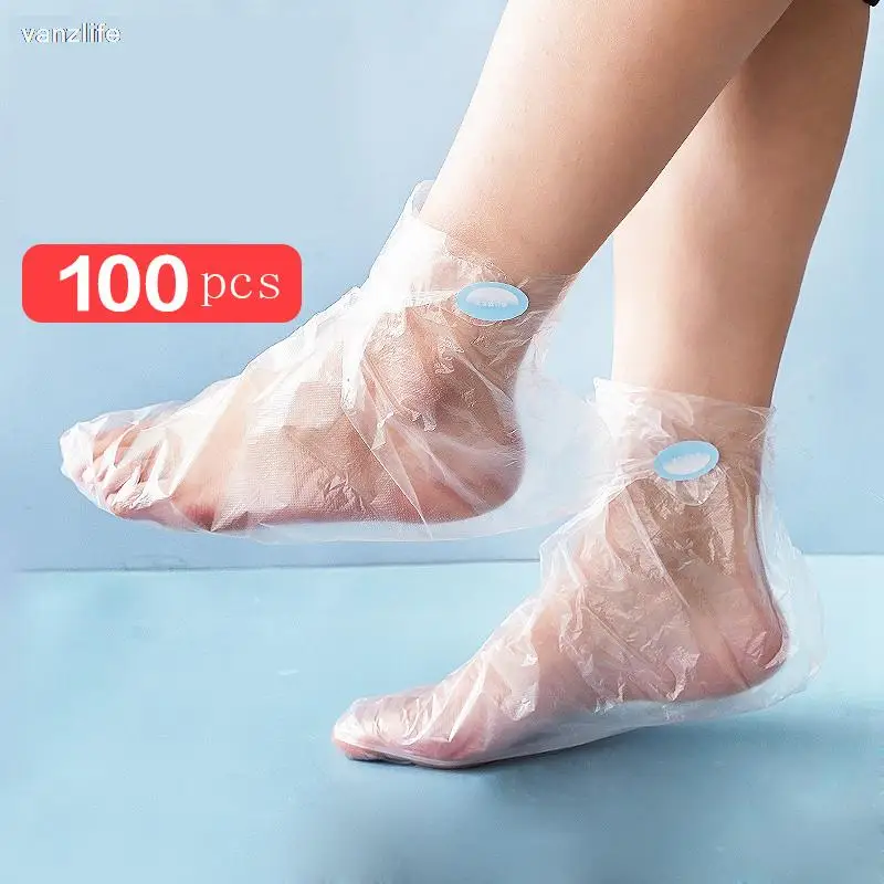 vanzlife Disposable feet membrane against full of hand weather-shack transparent bubble foot try overshoes waterproof covers