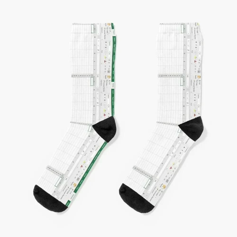 

Excel Spreadsheet - Green Socks man loose luxury Male Socks Women's