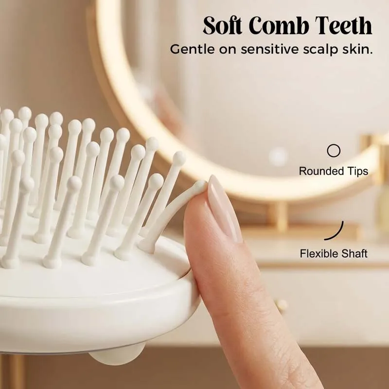 Factory Direct Sale 2-in-1 Red Light Scalp Massager Brush Original Manufacturer Wholesale Hair Care Comb with Mist Spray