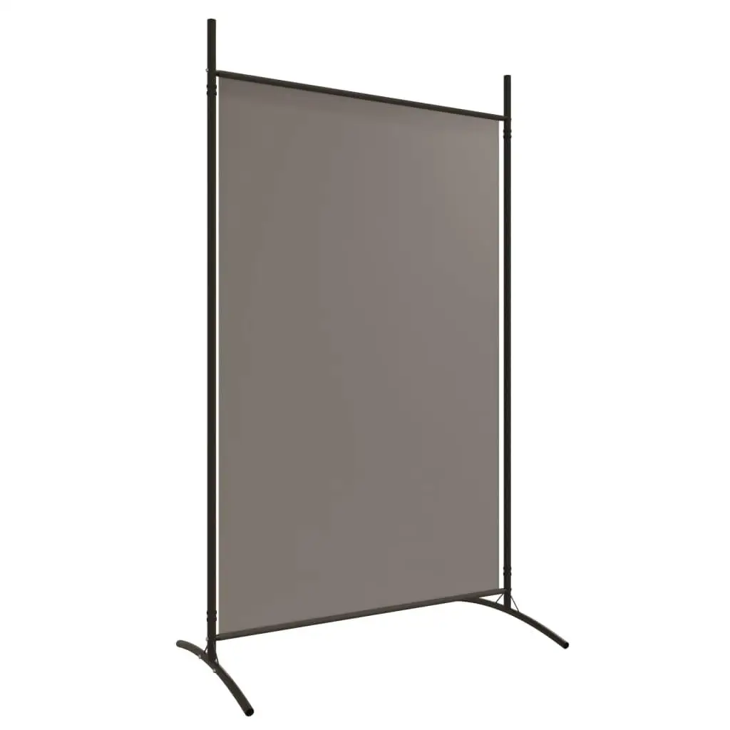 68.9x70.9 Anthracite Fabric 2-Panel Room Divider - Stylish Screen for Home Decor