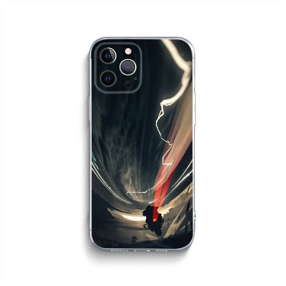 Etui na telefon Moto Cross Motorcycle Sports do iPhone 16,15,14,13,12,11,Pro,Max,Xs,Xr,X,7,8,Plus,Mini Silicone Clear Cover