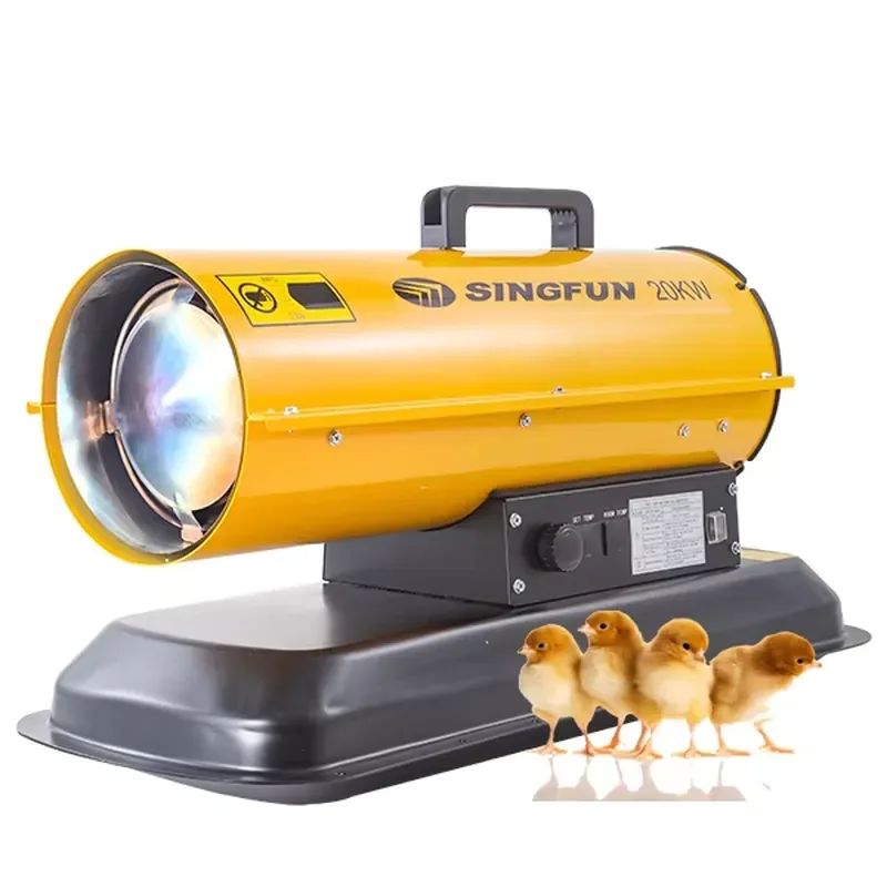 

Forced Air Space Heater 15KW Industrial Air Space Oil Heat Heater for Factory Workshop Poultry