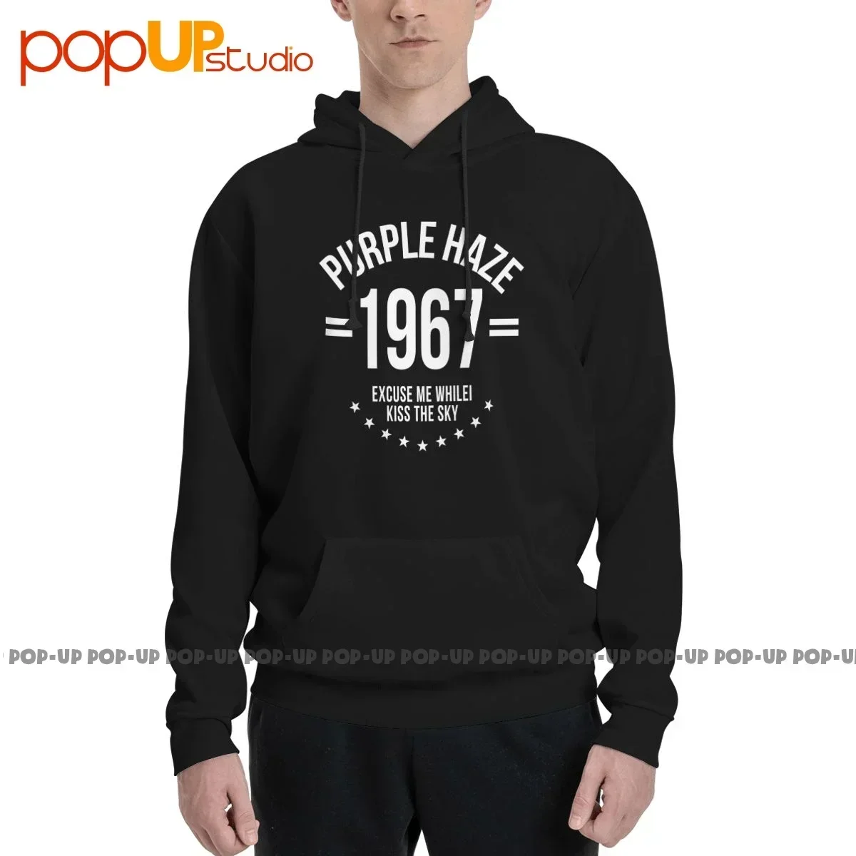 Purple Haze 1967 Jimmy Hendrix Inspired Hoodie Sweatshirts Hoodies Best Trendy Hipster Streetwear