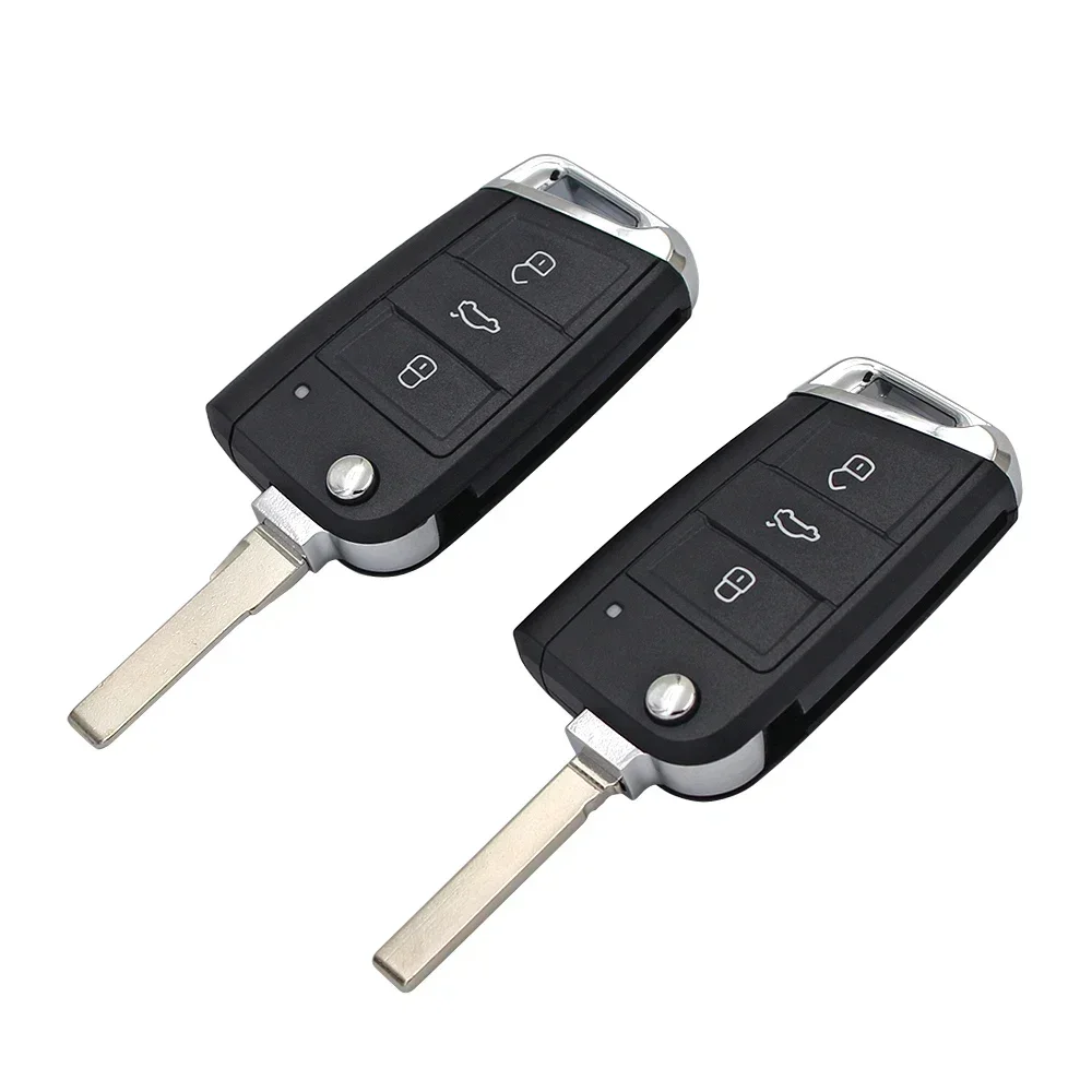 3 pulsanti MQB Chiave A Distanza Borsette Copertura Per Golf 5 7 Sportsvan GTI MK7 Per Skoda Octavia A7 Per Seat HU66/HU162T Lama