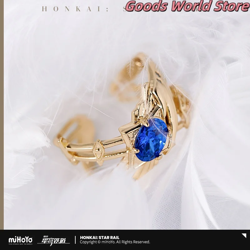 

Оригинальное кольцо Sunday, официальный товар, игра Honkai Star Rail, седельная тема Impression, кольцо, костюм для косплея, подарок на Хэллоуин