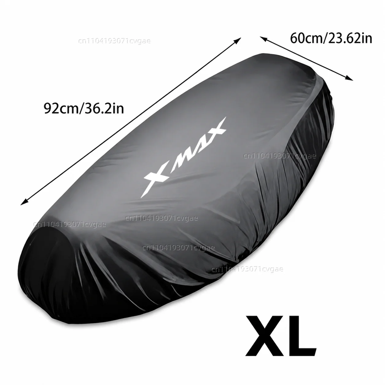 Für YAMAHA XMAX300 XMAX400 XMAX X-MAX XMAX 125 XMAX250 XMAX 300 400 Motorrad Regen-Sitzbezug Wasserdichter Sattelbezug Schwarz 210 – Detail 11