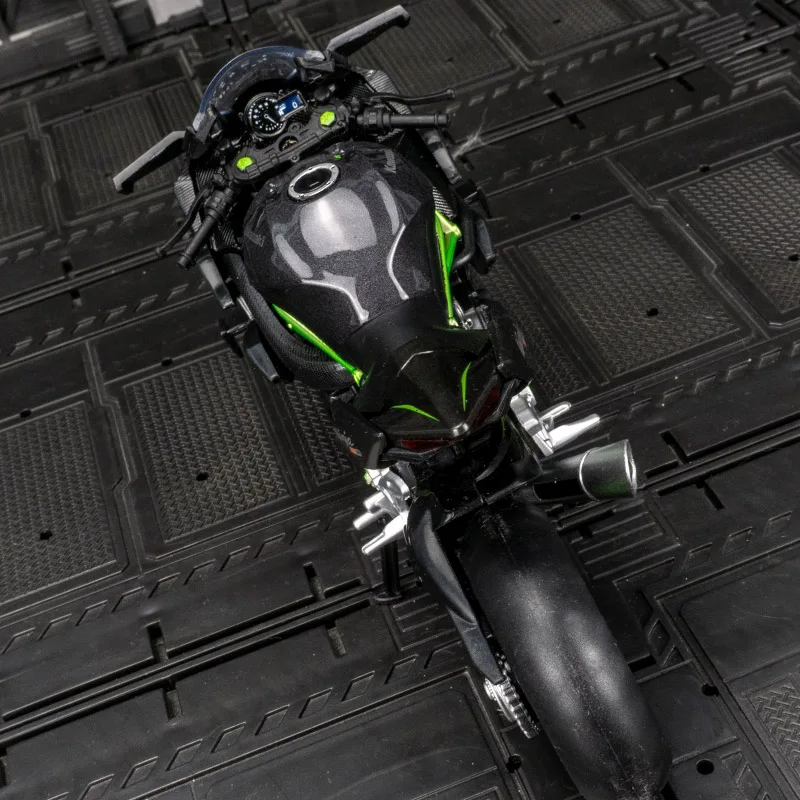 CCA 1:12 Kawasaki H2R motorfietsmodel coole motorfiets rijke details vakmanschap kan als verjaardagscadeau voor vrienden worden gegeven