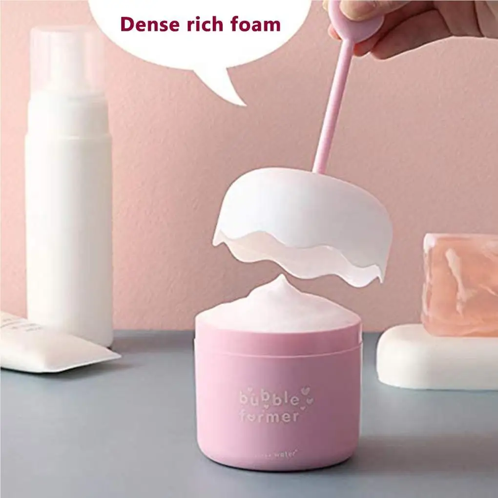 Portable Foam Maker Cup Bubble Foamer Maker Facial Cleanser Foam Cup Body Wash Bubble Maker Bubbler for Face Clean Tool