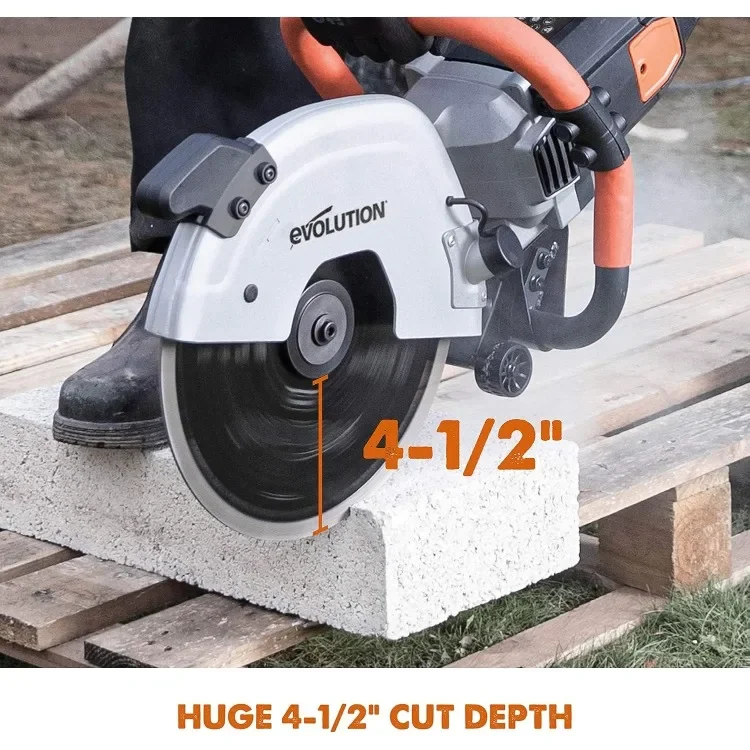 Power Tools R300DCT 12 inch Concrete Saw (Aka Circular Saw, Chop / Cut Off Saw, Disc / Power Cutter) Electric Motor