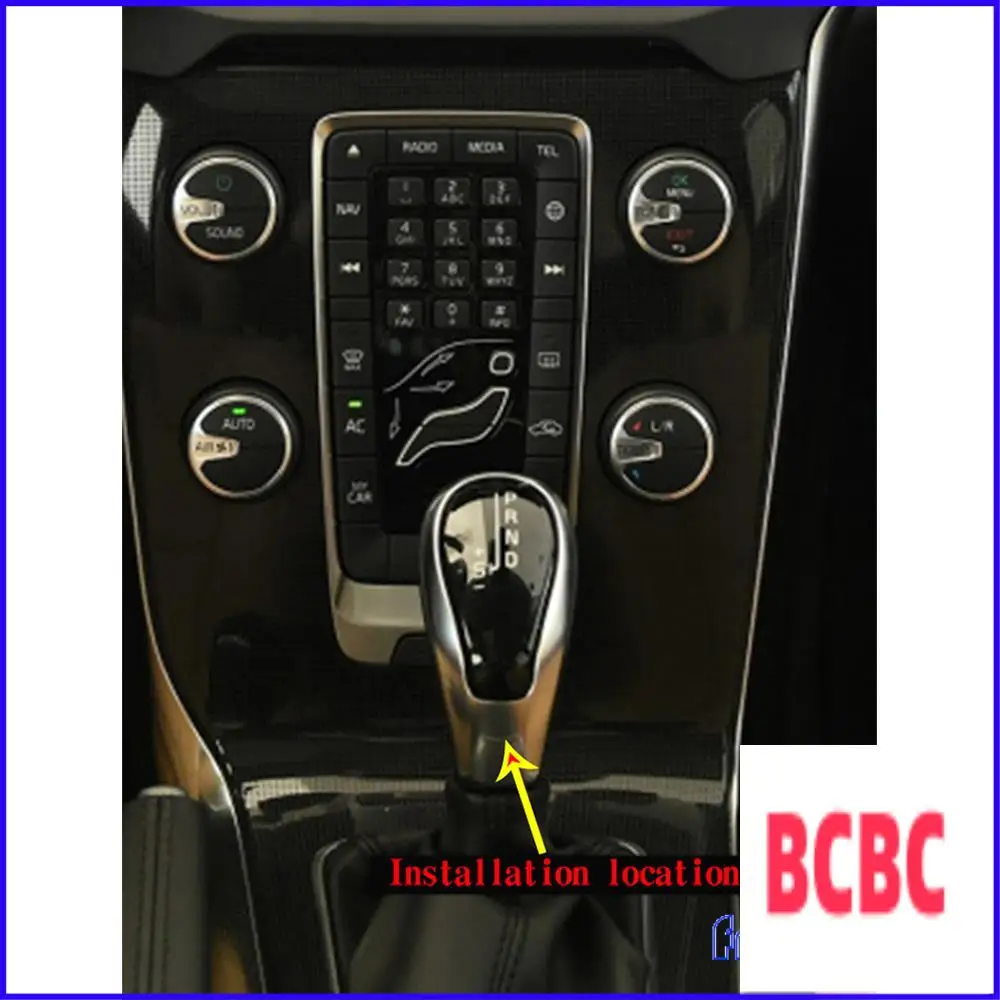 BB-автомобиль, кнопки ручки переключения передач, наклейки на ручку переключения передач, накладка для Volvo XC60 S60 V40 S80