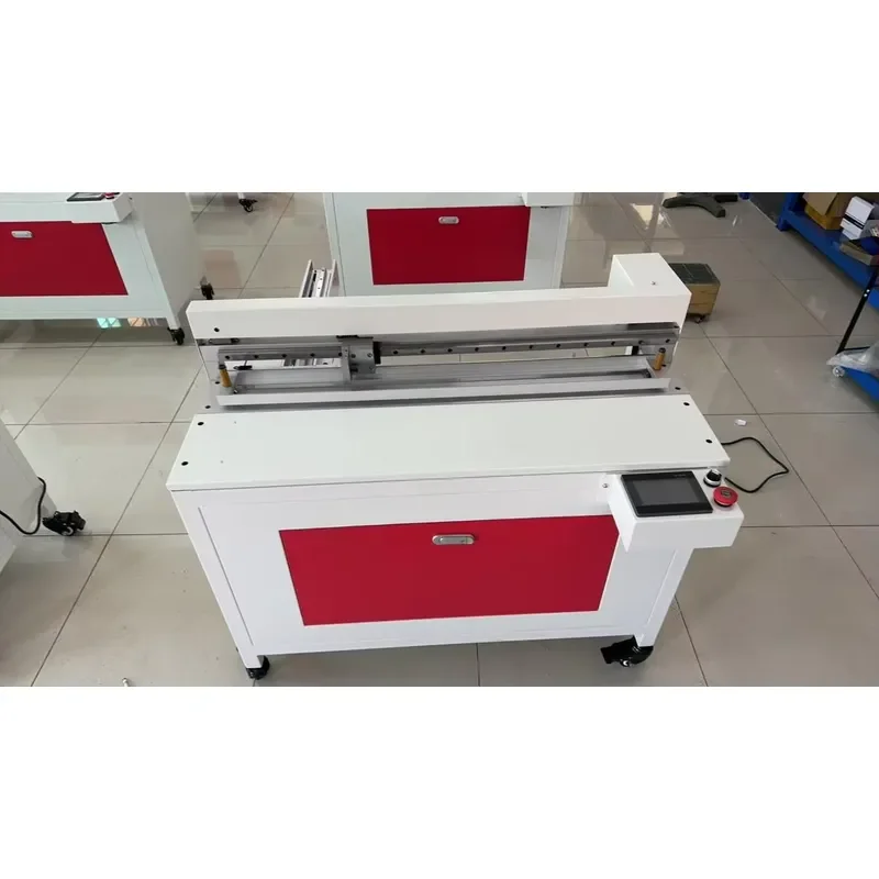 PRY-800 Electric Motor Paper Board Slotting Grooving Machine with Touch Screen 1.2 kW 220V