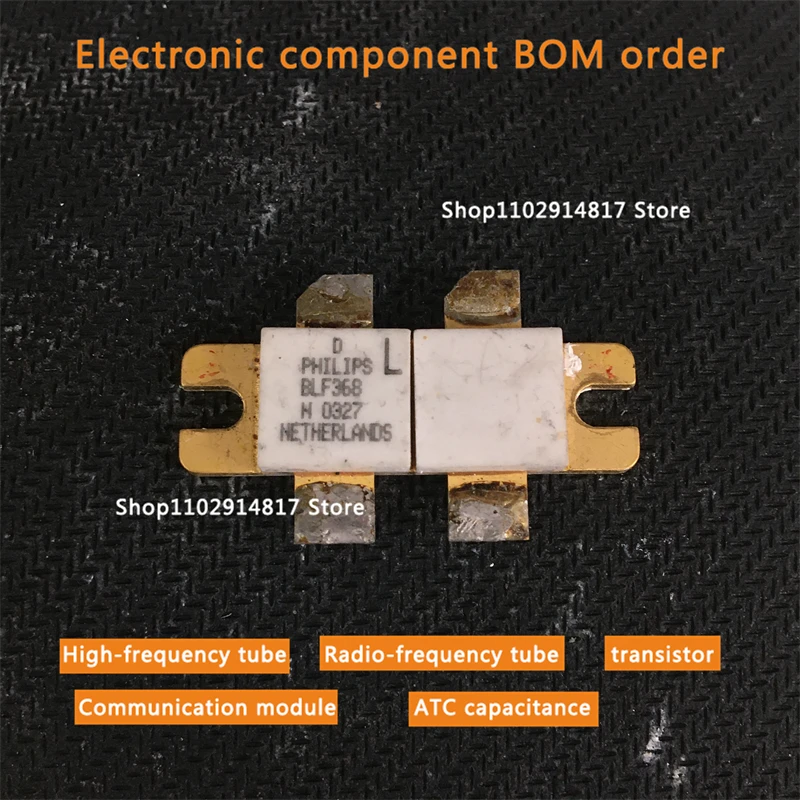 

BLF368 original power transistor high-frequency tube microwave tube RF tube power amplifier module ATC capacitor