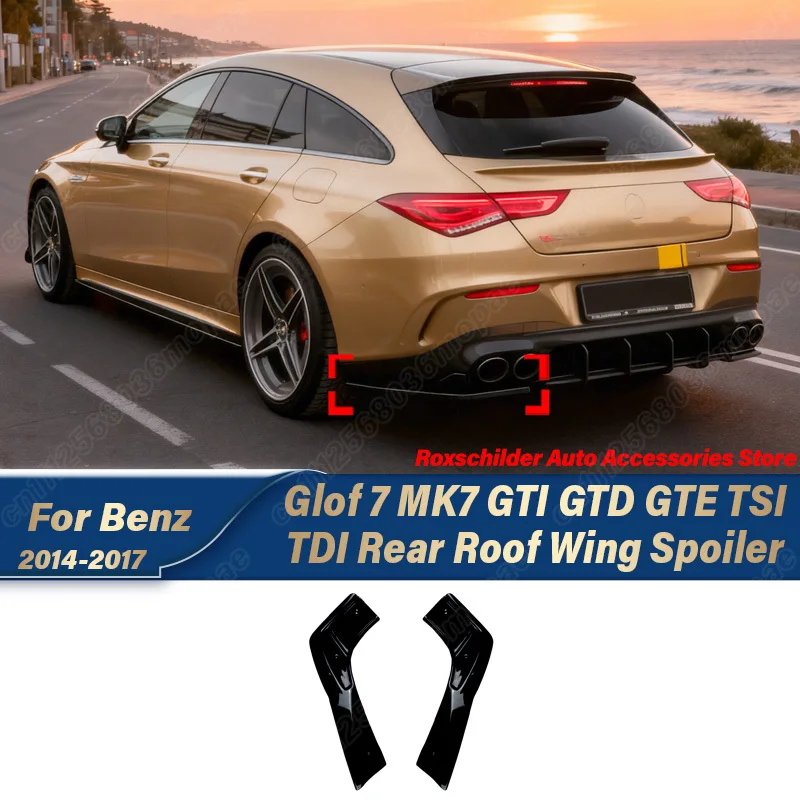 For Mercedes Benz CLA Class C118 CLA35 CLA45 AMG 2020 2021 2022 2023 2024 2025 Car Rear Bumper Air Knife Body Modification Kit
