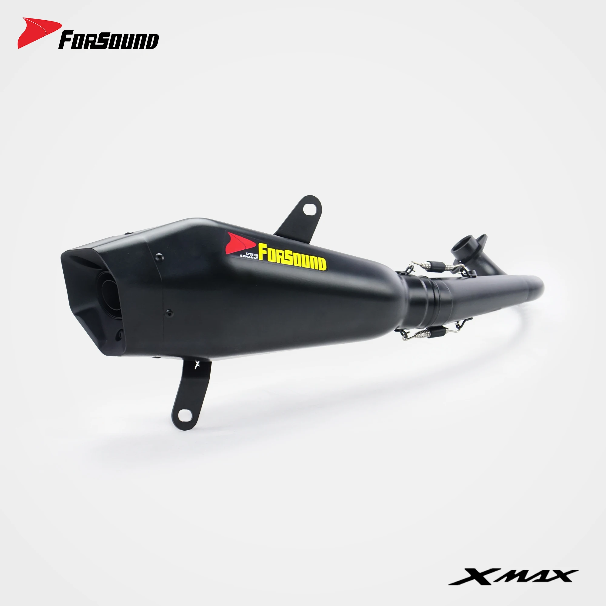 Forsound Factory Wholesale Price X-MAX300 Titanium Exhaust Valved Muffler with Mid Pipe Resonator