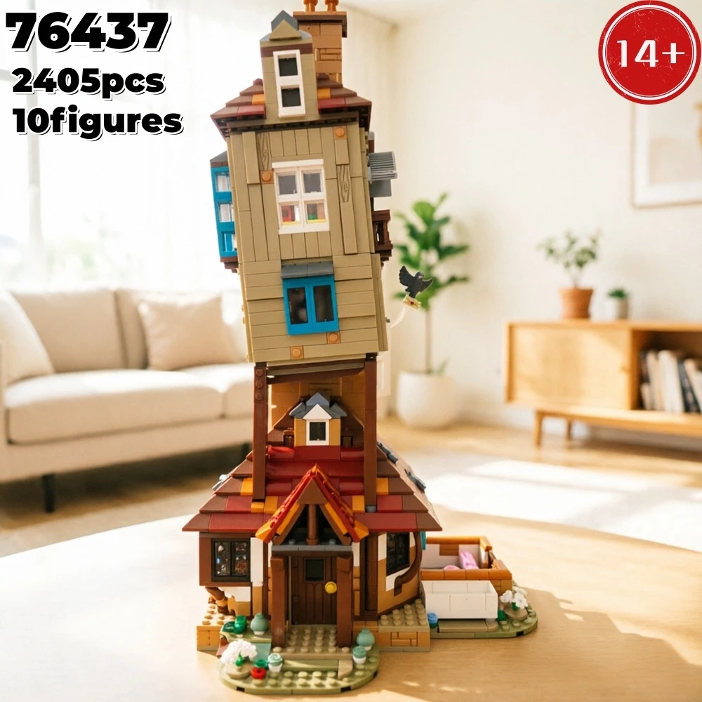 In Stock Magic World Series 2405pcs with 10 Figures Building Blocks Big House Assembly Model Bricks Adult Gift Toy